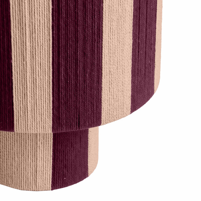 Guinevere - Striped Cotton Table Lamp - R&R Furniture Gallery (Fountain Valley, CA)
