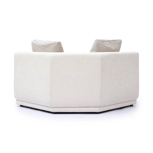 Perry - Modular Wedge Corner Chair - Cream - R&R Furniture Gallery (Fountain Valley, CA)