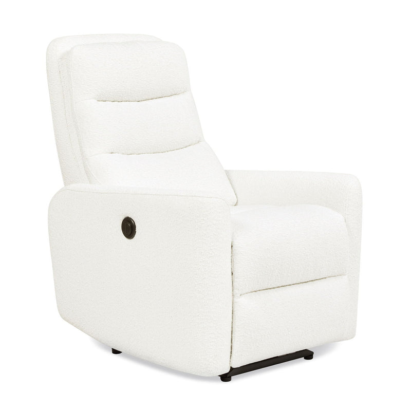 Bloomy - High Back Power Recliner Motion Chair - Chiffon White - R&R Furniture Gallery (Fountain Valley, CA)