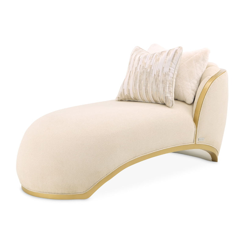 Scotts Square - Chaise - Cornsilk / Light Champagne
