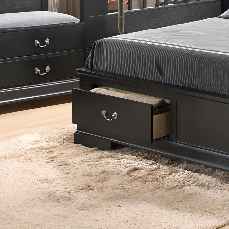 Upholstered Panel Sleigh Bed Design - R&R Furniture Gallery (Fountain Valley, CA)