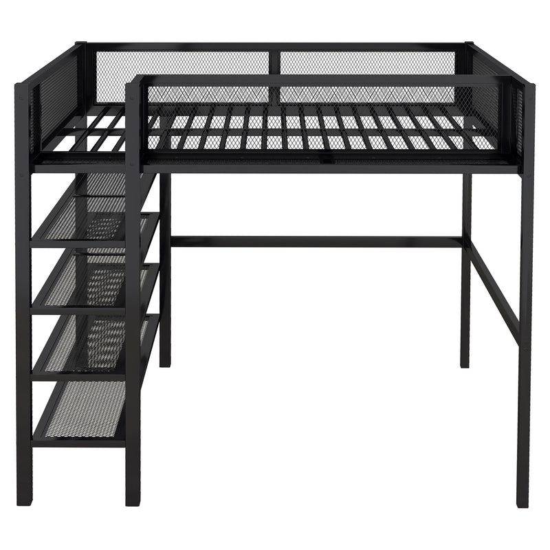 Loft Bed With 4 Tier Shelves And Storage - R&R Furniture Gallery (Fountain Valley, CA)