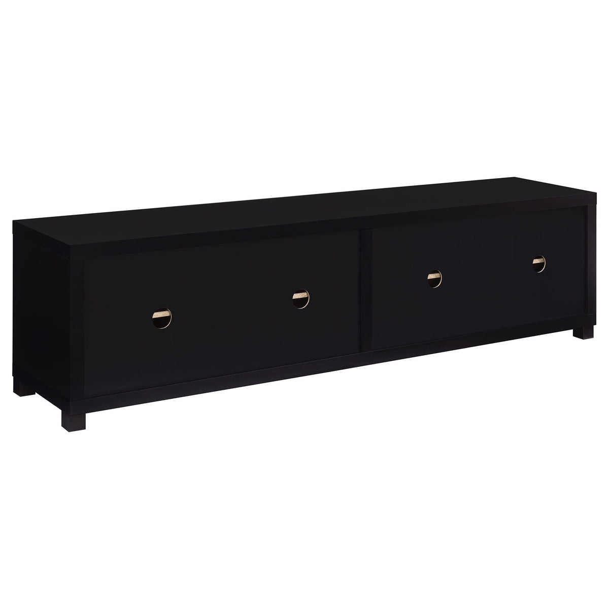Arnaud - 3 Piece TV Stand Set With Storage - Black