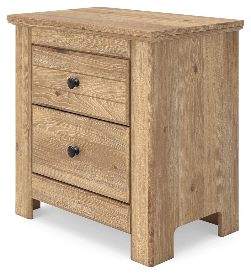Makidern - Two Drawer Night Stand - R&R Furniture Gallery (Fountain Valley, CA)