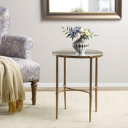 Bedford - Oval Mirror Accent Table - Antique Bronze - R&R Furniture Gallery (Fountain Valley, CA)