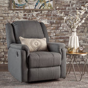 Glider Recliner With Swivel, Manual Reclining Chair - R&R Furniture Gallery (Fountain Valley, CA)