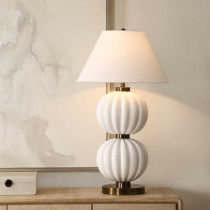 Irena - Sphere Table Lamp - White
