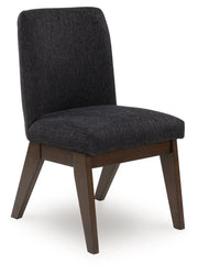 Dilenno - Dining Upholstered Side Chair (Set of 2) - Dark Brown - R&R Furniture Gallery (Fountain Valley, CA)