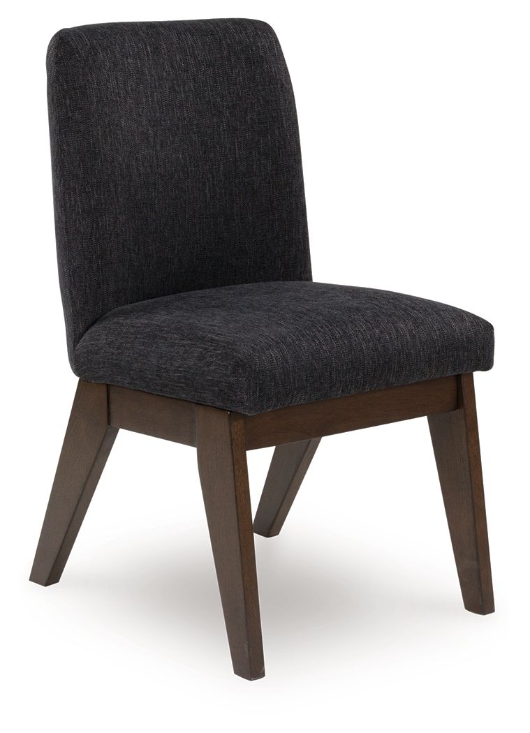 Dilenno - Dining Upholstered Side Chair (Set of 2) - Dark Brown - R&R Furniture Gallery (Fountain Valley, CA)