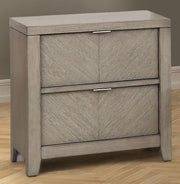 2 Drawer Nightstand - Light Gray - R&R Furniture Gallery (Fountain Valley, CA)