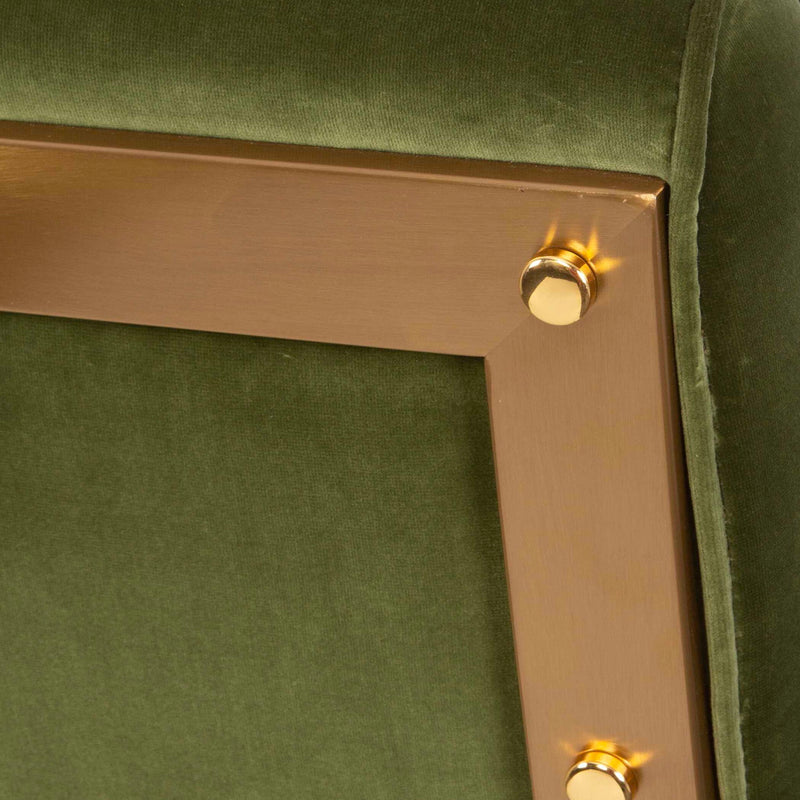 Knoll - Mid-Century Accent Chair - Green
