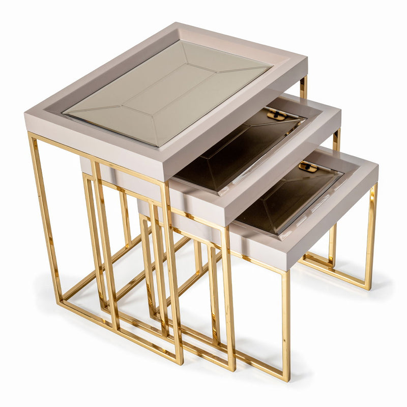 Carmela - Nesting Tables (Set of 3) - R&R Furniture Gallery (Fountain Valley, CA)