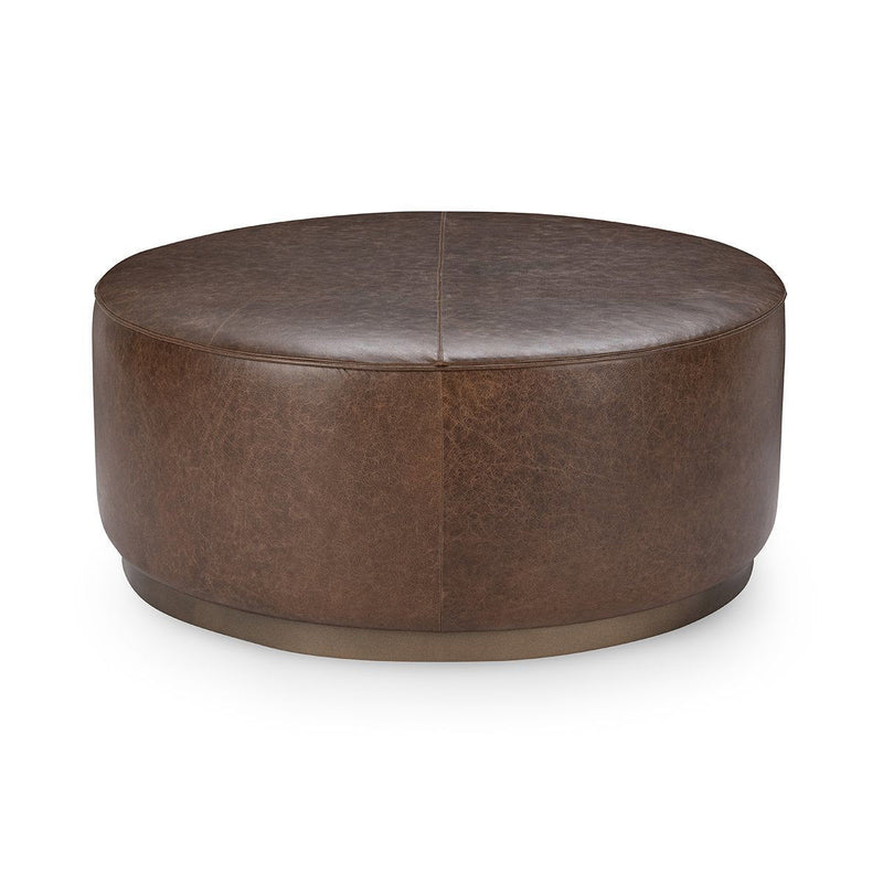 Clair - Leather Round Table - R&R Furniture Gallery (Fountain Valley, CA)