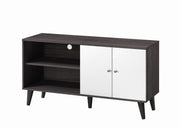 Amidon - TV Stand, With 2 Storage Shelves And 1 Cabinet - R&R Furniture Gallery (Fountain Valley, CA)