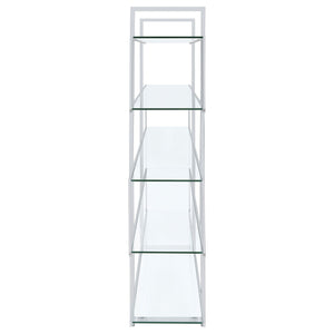 Harison - 5 Shelf Bookshelf - Clear