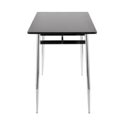 Lumi Source Marcel contemporary counter table with sleek wooden top and metal legs, ideal for modern dining or bar areas.