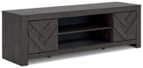 Cayboni - LG TV Stand With Fireplace Option - R&R Furniture Gallery (Fountain Valley, CA)