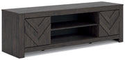 Cayboni - LG TV Stand With Fireplace Option - R&R Furniture Gallery (Fountain Valley, CA)