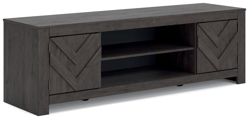 Cayboni - LG TV Stand With Fireplace Option - R&R Furniture Gallery (Fountain Valley, CA)