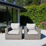 Outdoor Lounge Chairs With Cushions, Weather Resistant - Gray Mix - R&R Furniture Gallery (Fountain Valley, CA)