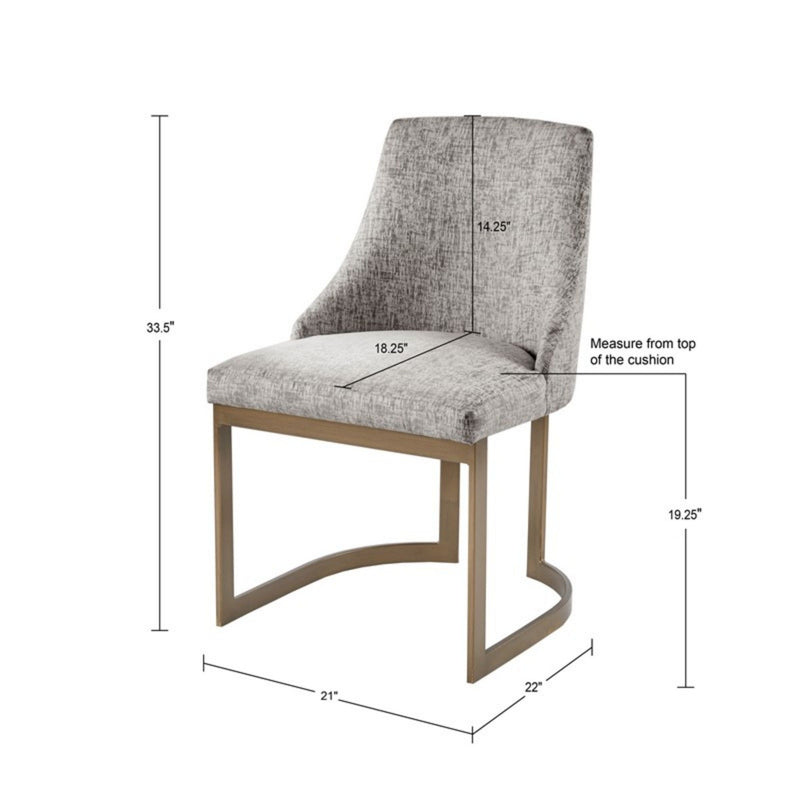 Contemporary Modern Accent Dining Chairs (Set of 2) - R&R Furniture Gallery (Fountain Valley, CA)