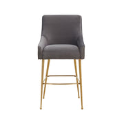 Beatrix - Velvet Stool - R&R Furniture Gallery (Fountain Valley, CA)