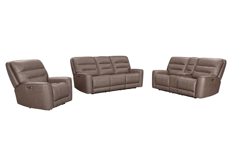 Parker Living Lawson power reclining 3-piece sofa set with plush cushions and modern design for stylish living room decor.