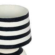 Positano - Striped Papier Mache Table Lamp - R&R Furniture Gallery (Fountain Valley, CA)