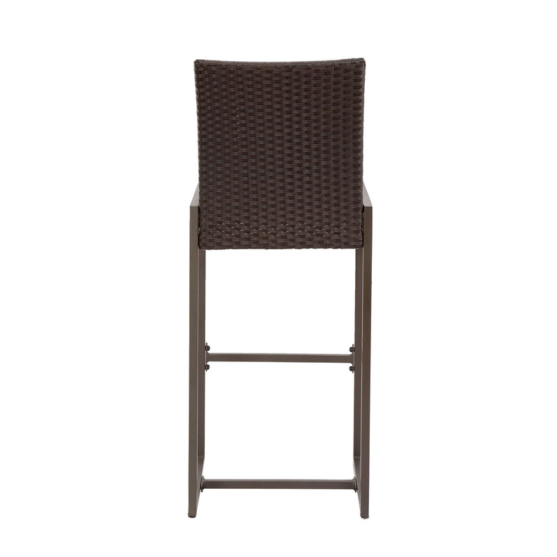 Outdoor Barstool With Hand Crafted Details (Set of 2) - R&R Furniture Gallery (Fountain Valley, CA)