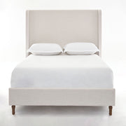 Harper - Tall Headboard Upholstered Bed / High Headboard / Elegant Simplicity / No Box Spring Needed - R&R Furniture Gallery (Fountain Valley, CA)