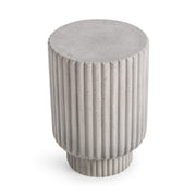 Givens - Outdoor Accent Table - Light Gray - R&R Furniture Gallery (Fountain Valley, CA)