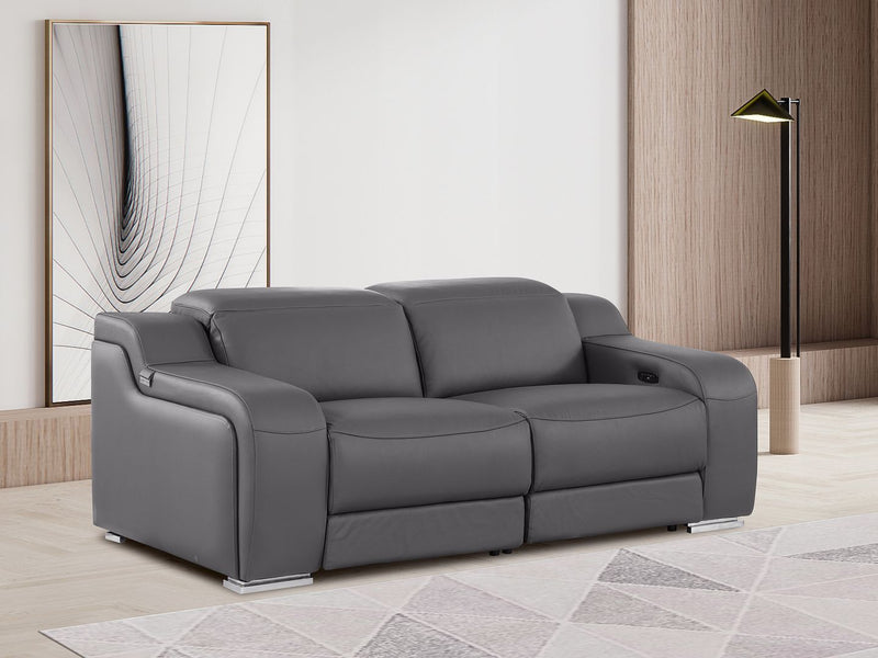 1116 - 2-Piece Modular Power Reclining Loveseat In With 2 Power Recliners & Power Headrests - R&R Furniture Gallery (Fountain Valley, CA)