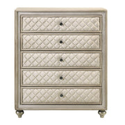 Lucienne - Chest - Beige Velvet - R&R Furniture Gallery (Fountain Valley, CA)
