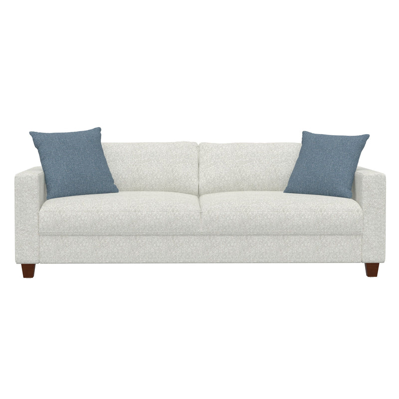 Pop Up Sleeper Sofa For Living Spaces - White - R&R Furniture Gallery (Fountain Valley, CA)