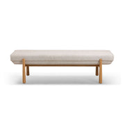 Julianna - Textured Fabric Bench - R&R Furniture Gallery (Fountain Valley, CA)