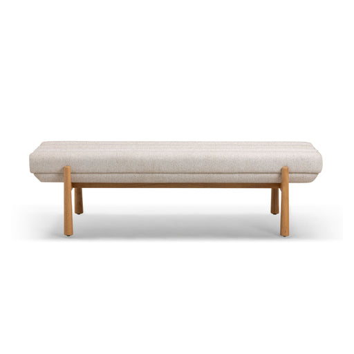 Julianna - Textured Fabric Bench - R&R Furniture Gallery (Fountain Valley, CA)