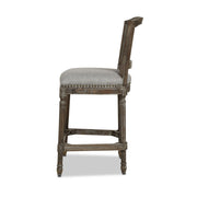 Triomphe - Rattan Wicker High Back Armless Counter Bar Stool - R&R Furniture Gallery (Fountain Valley, CA)
