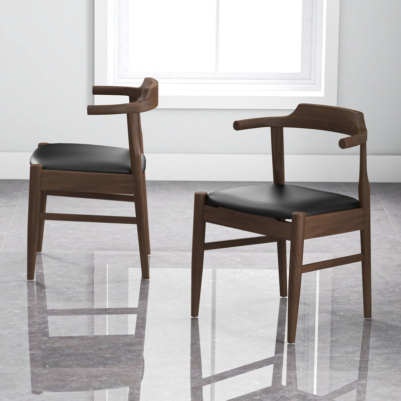 Leon - Mid-Century Modern Dining Chair (Set of 2) - R&R Furniture Gallery (Fountain Valley, CA)