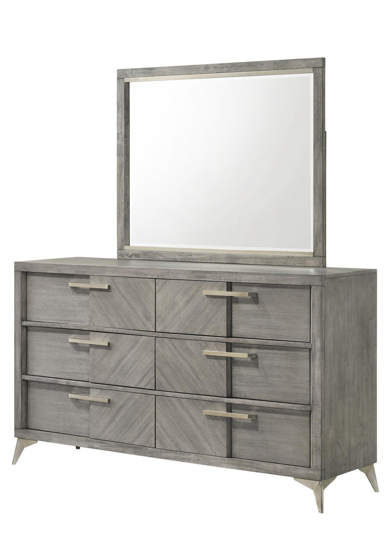 Landscape Mirror - Gray - R&R Furniture Gallery (Fountain Valley, CA)