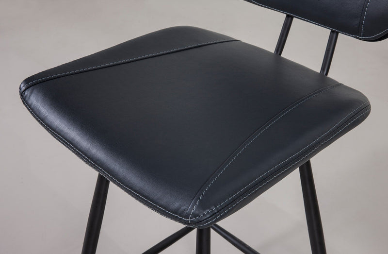 Vinson Modern Swivel Counter Stool in Cobalt