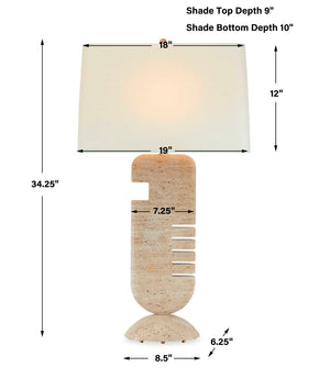 Ancient Lore - Table Lamp - Beige
