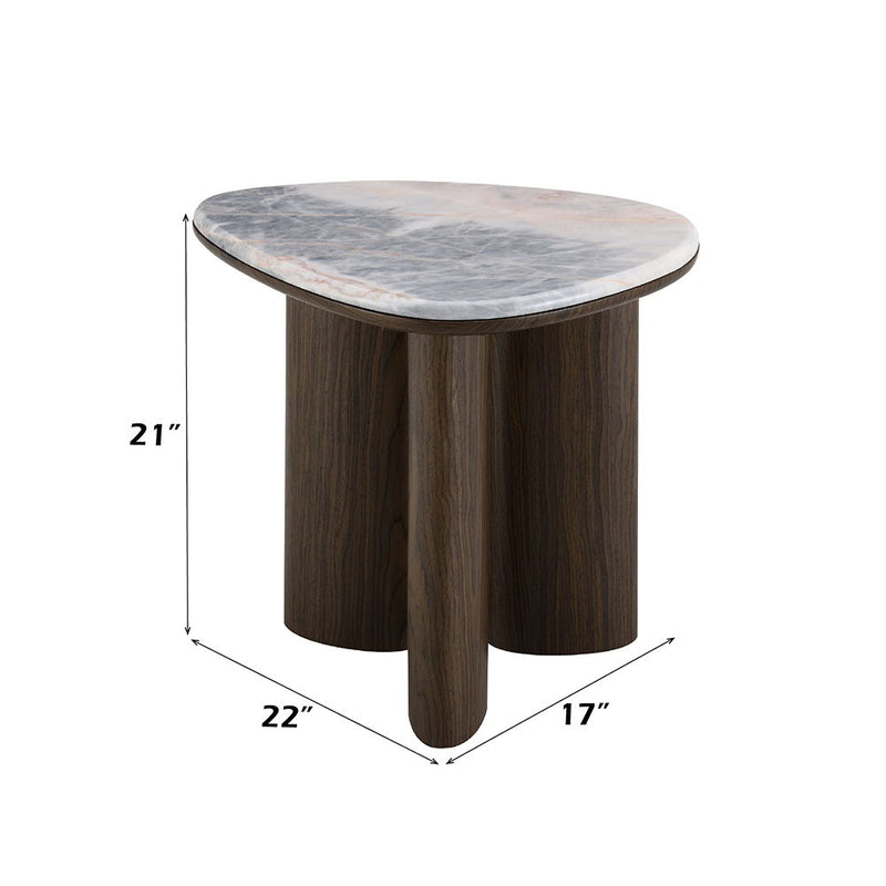 Hanale - Table With Marble Top - R&R Furniture Gallery (Fountain Valley, CA)