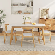 5 Piece Dining Set With Upholstered Chairs - R&R Furniture Gallery (Fountain Valley, CA)