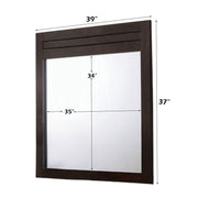 Panang - Mirror - Mahogany - R&R Furniture Gallery (Fountain Valley, CA)