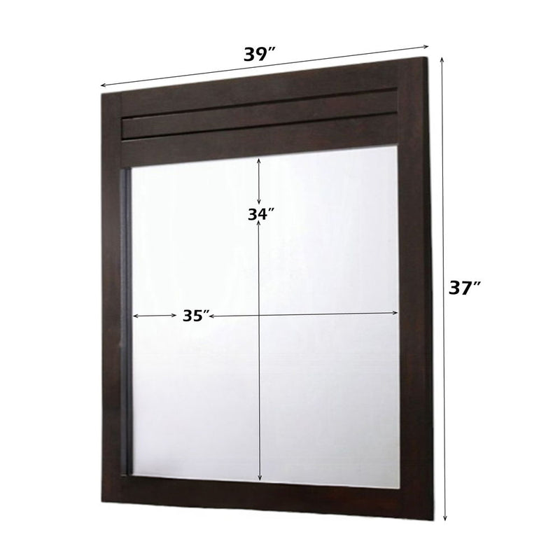 Panang - Mirror - Mahogany - R&R Furniture Gallery (Fountain Valley, CA)