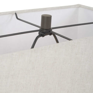 Table Lamp - Aged Brown / Black