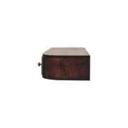 Lunar - Floating Console With 2 Drawer - Chestnut - R&R Furniture Gallery (Fountain Valley, CA)