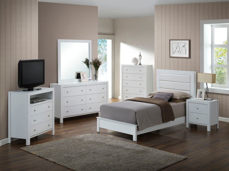 Transitional Modern Design Bed - R&R Furniture Gallery (Fountain Valley, CA)