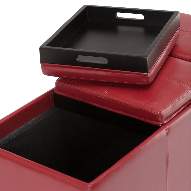 Avalon - Upholstered Storage Ottoman - R&R Furniture Gallery (Fountain Valley, CA)