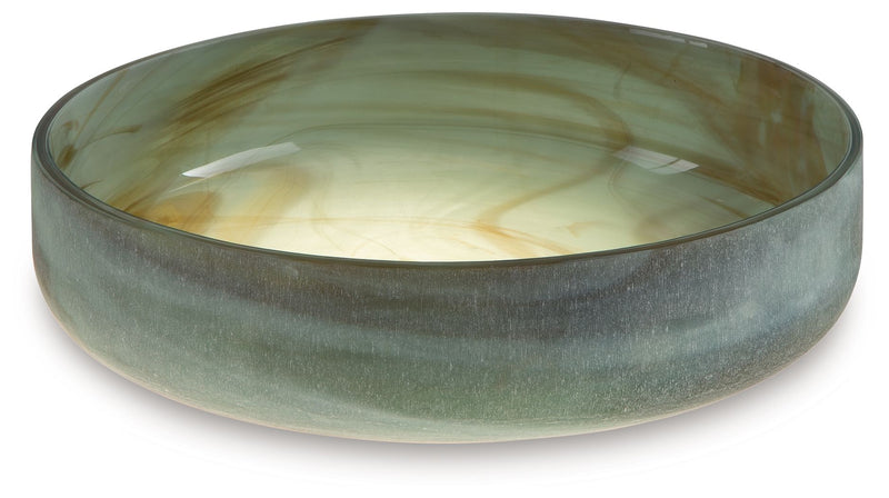 Bannington - Bowl - Sage Green - R&R Furniture Gallery (Fountain Valley, CA)